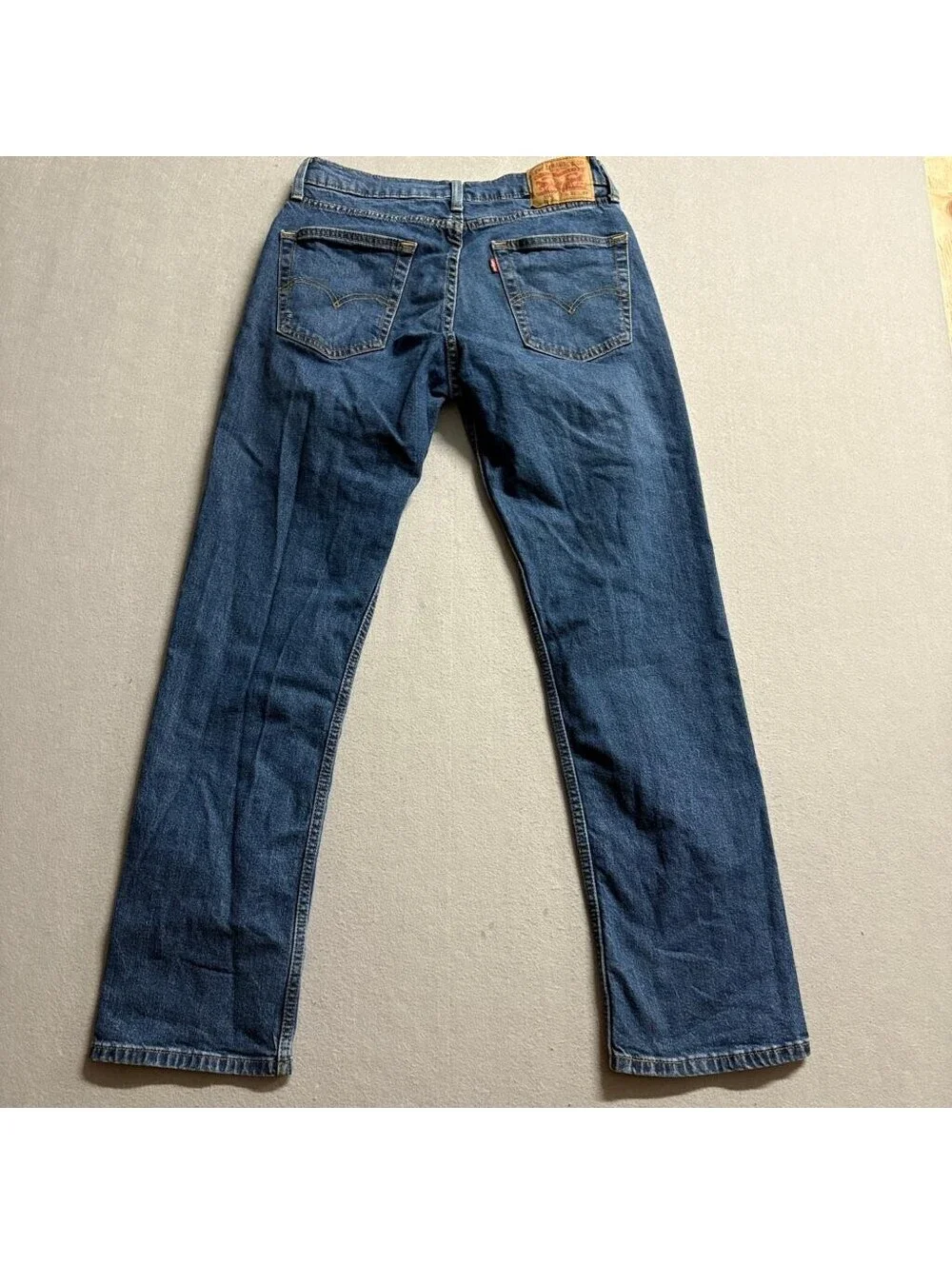 Levi's 514 Straight Fit Jeans Mens 31x32 Blue Denim Stretch Pants